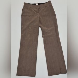 Ladies brown pressed dress pants in size 0